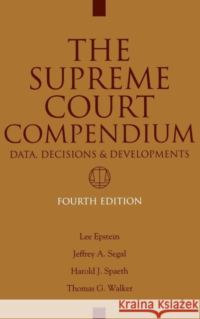 Supreme Court Compendium Walker, Thomas G. 9780872893504 CQ Press