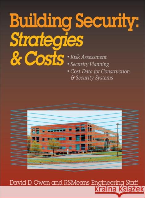 Building Security: Strategies & Costs Rsmeans Engineering 9780876296981