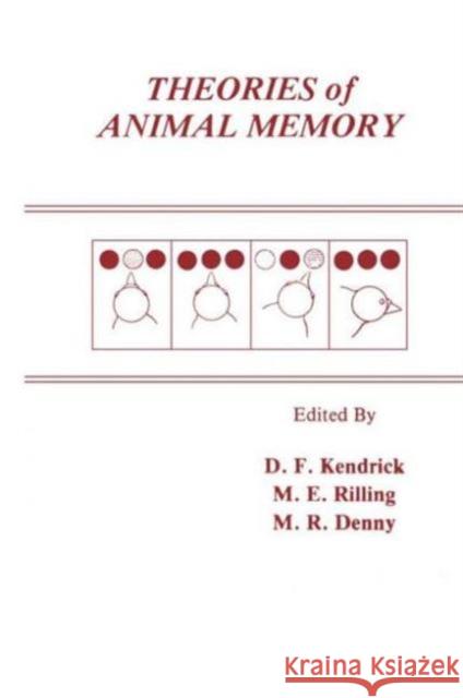 Theories of Animal Memory Donald F. Kendrick Mark E. Rilling M. Ray Denny 9780898596977 Taylor & Francis
