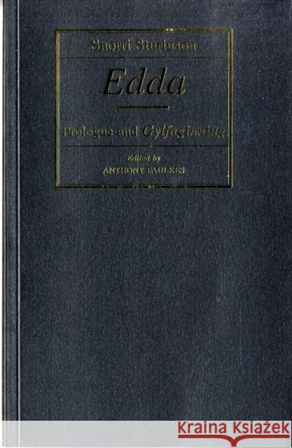 Edda Prologue & Gylfaginni: 2nd Edition Snorri Sturluson 9780903521642