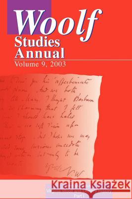Woolf Studies Annual Vol 9 Mark F. Hussey 9780944473627
