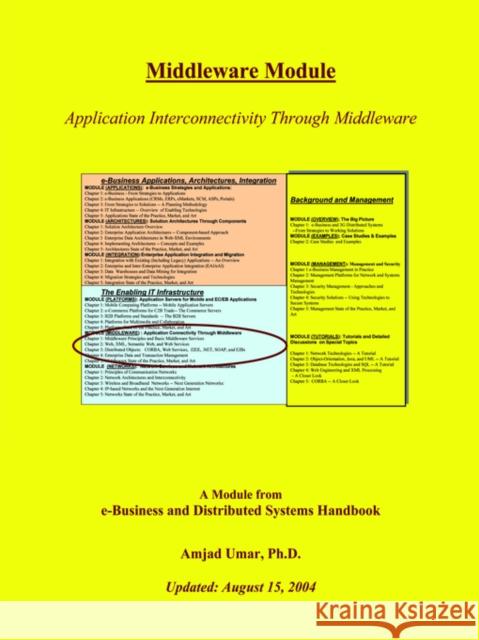 E-Business and Distributed Systems Handbook: Middleware Module Umar, Amjad 9780972741484 Nge Solutions