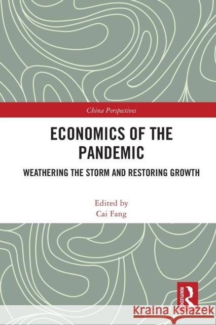 Economics of the Pandemic: Weathering the Storm and Restoring Growth Cai Fang Yanwen Sun 9781032026497 Routledge