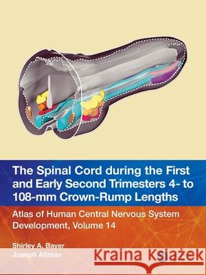 The Spinal Cord During the First and Second Trimesters - 4 to 108 MM: Atlas of Central Nervous System Development, Volume 14 Shirley A. Bayer Joseph Altman 9781032229041