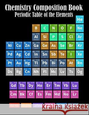 Chemistry Composition Book Periodic Table Of The Elements: College Ruled Paper 8.5 X 11, 110 pages Chemistry Class Elements Table on Matte Cover Magic-Fox Publishing 9781073076789 Independently Published