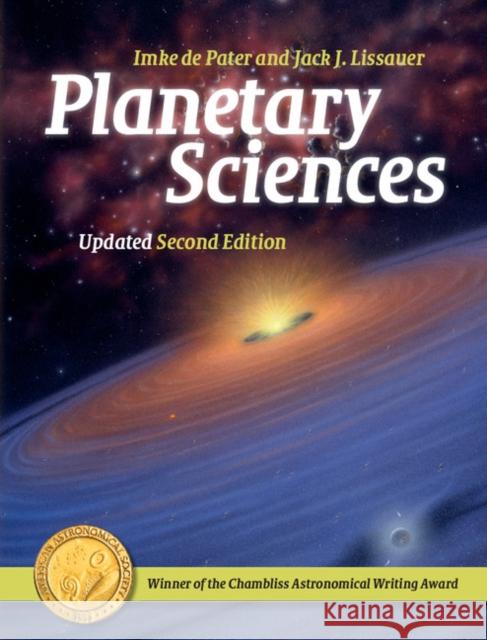 Planetary Sciences Imke de Pater Jack J. Lissauer Imke D 9781107091610 Cambridge University Press