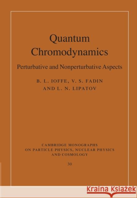 Quantum Chromodynamics: Perturbative and Nonperturbative Aspects Ioffe, B. L. 9781107424753 Cambridge University Press