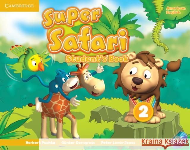 Super Safari American English Level 2 Student's Book with DVD-ROM [With DVD] Puchta, Herbert 9781107481909