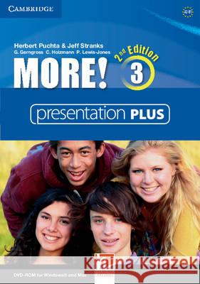 More! Level 3 Presentation Plus DVD-ROM Puchta Herbert Stranks Jeff 9781107656956