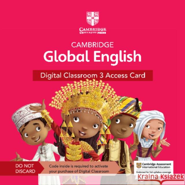 Cambridge Global English Digital Classroom 3 Access Card (1 Year Site Licence) Paul Drury 9781108925693 Cambridge University Press