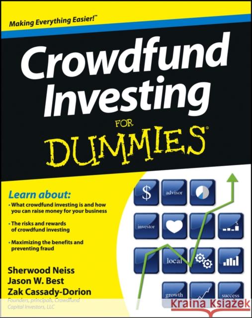Crowdfund Investing for Dummies Neiss, Sherwood 9781118449691 0