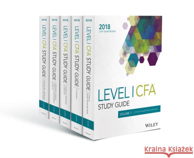 Wiley Study Guide for 2018 Level I Cfa Exam: Complete Set Wiley 9781119435310