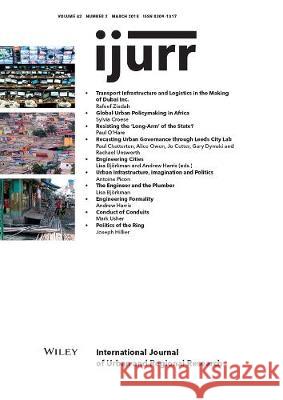 International Journal of Urban and Regional Research Matthew Gandy, Maria Kaika, Ananya Roy, Fulong Wu 9781119482499