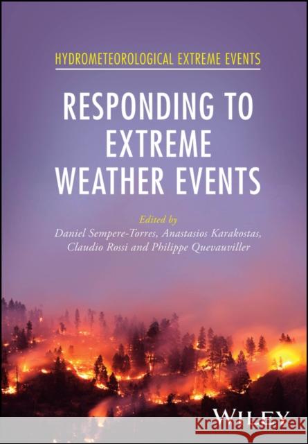 Responding to Extreme Weather Events P Quevauviller 9781119741589