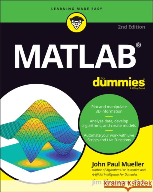 MATLAB for Dummies John Paul Mueller 9781119796886