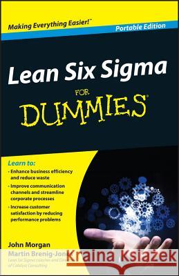 Lean Six Sigma For Dummies Morgan 9781119974437