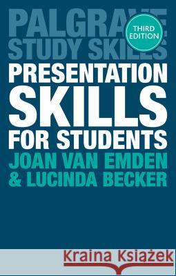 Presentation Skills for Students Joan Va Lucinda Becker 9781137576491 Bloomsbury Publishing PLC