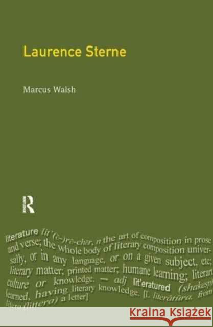 Laurence Sterne Marcus Walsh 9781138162402