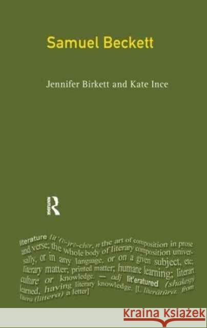 Samuel Beckett Jennifer Birkett Kate Ince 9781138162815