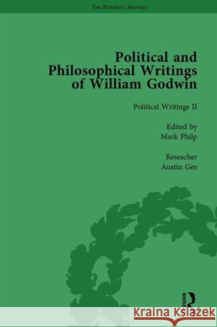 The Political and Philosophical Writings of William Godwin Vol 2: Political Writings II Philp, Mark 9781138762244