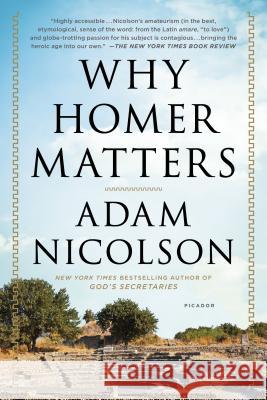 Why Homer Matters Nicolson, Adam 9781250074942 Picador USA