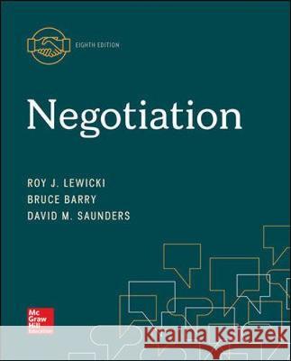 Negotiation David Saunders 9781260043648 McGraw-Hill Education