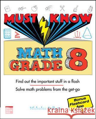 Must Know Math Grade 8 Nicholas Falletta 9781260468021 McGraw-Hill Education