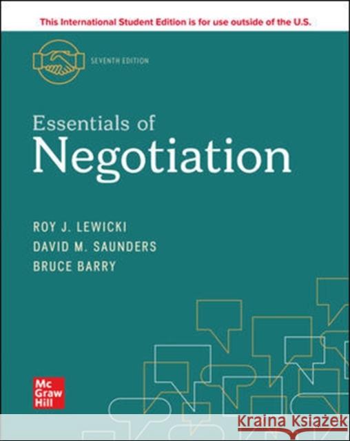 ISE Essentials of Negotiation David Saunders 9781260570458 McGraw-Hill Education