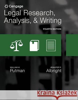 Legal Research, Analysis, and Writing Putnam                                   Albright 9781305948372 Cengage Learning