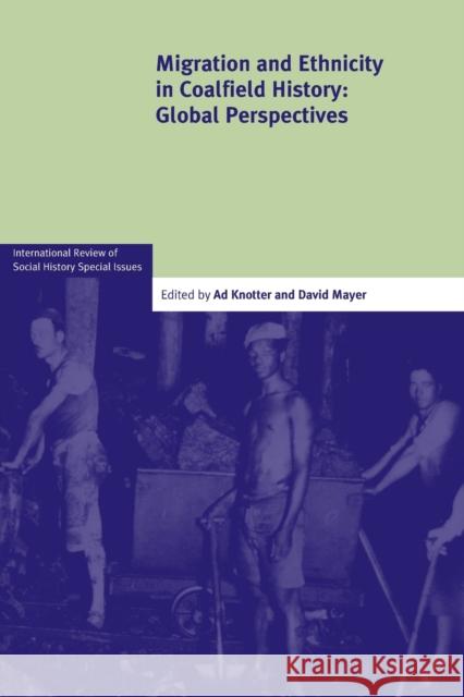 Migration and Ethnicity in Coalfield History: Global Perspectives Ad Knotter David Mayer  9781316601303