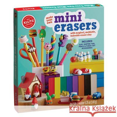Make Your Own Mini Erasers Kit: With Magical, Moldable, Bakeable Eraser Clay Klutz 9781338037500 Klutz