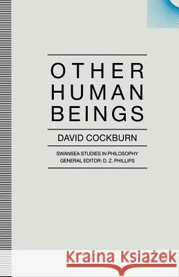 Other Human Beings David Cockburn 9781349211401