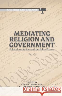 Mediating Religion and Government: Political Institutions and the Policy Process Den Dulk, Kevin R. 9781349483921