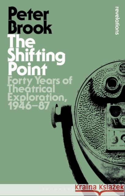 The Shifting Point: Forty Years of Theatrical Exploration, 1946-87 Peter Brook (Independent practitioner)   9781350069428