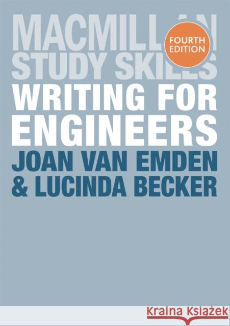 Writing for Engineers Joan Va Lucinda Becker 9781352000474 Palgrave