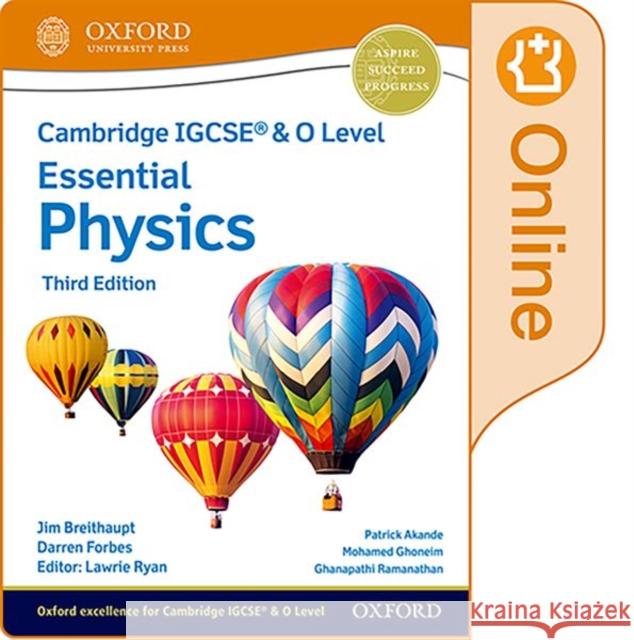 Cambridge Igcse(r) & O Level Essential Physics Enhanced Online Student Book Third Edition: Enhanced Online Student Book 3rd Edition Access Code Card Breithaupt/Ryan/Forbes 9781382006255