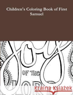 Children's Coloring Book of First Samuel Yvonne Young 9781387326815