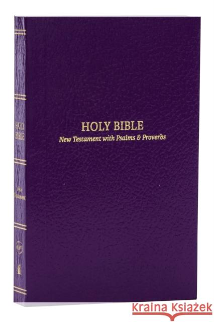 KJV Holy Bible: Pocket New Testament with Psalms and Proverbs, Purple Softcover, Red Letter, Comfort Print: King James Version Thomas Nelson 9781400334834