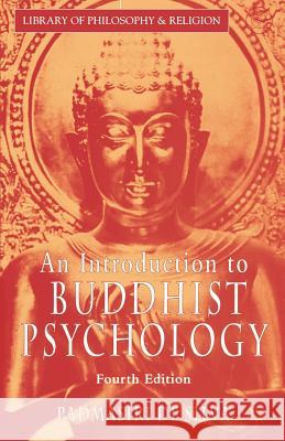 An Introduction to Buddhist Psychology Padmasiri d John Hick 9781403992451 Palgrave MacMillan