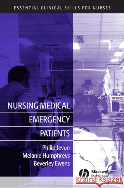 Nursing Medical Emergency Patients  Jevon 9781405120555 0