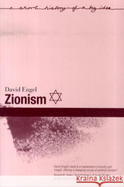Zionism David Engel 9781405835565