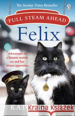 Full Steam Ahead, Felix: Adventures of a famous station cat and her kitten apprentice Kate Moore 9781405942300 Penguin Books Ltd