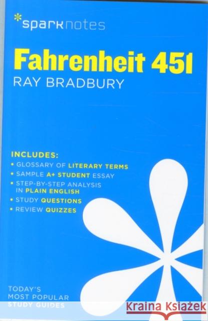 Fahrenheit 451 SparkNotes Literature Guide Ray Bradbury 9781411469532