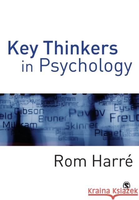 Key Thinkers in Psychology Rom Harre 9781412903455