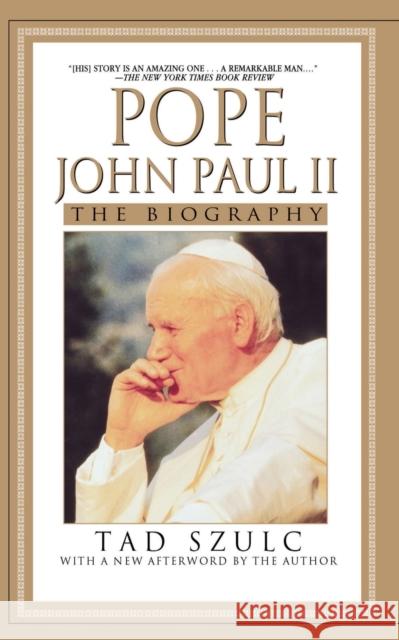 Pope John Paul II Tad Szulc 9781416588863 Pocket Books