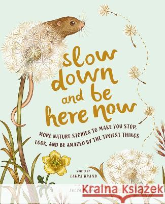 Slow Down and Be Here Now: More Nature Stories to Make You Stop, Look, and Be Amazed by the Tiniest Things Laura Brand Freya Hartas 9781419765971 Magic Cat