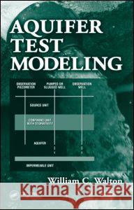 Aquifer Test Modeling William C. Walton 9781420042924 CRC Press