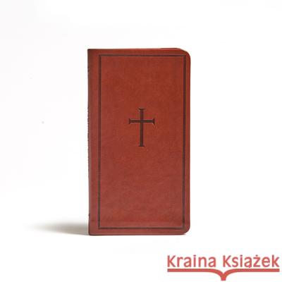 CSB Single-Column Pocket New Testament, Brown Leathertouch Csb Bibles by Holman 9781430070566 Holman Bibles