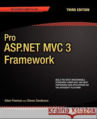 Pro ASP.NET MVC 3 Framework Adam Freeman Steven Sanderson 9781430234043 Apress