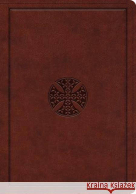 ESV Journaling Bible, Interleaved Edition (Trutone, Mahogany, Mosaic Cross Design)  9781433579738 Crossway Books